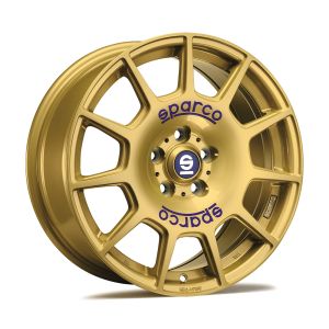 Sparco Terra Wheels 17 Inch 7.5J ET48 5x100 Race Gold