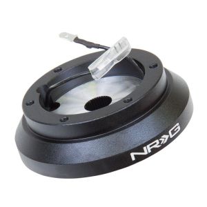NRG Innovations Steering Wheel Hub Short Black Aluminum Mitsubishi Subaru