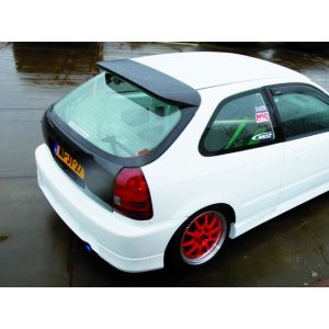 Full Carbon Rear Spoiler Spoon Style With Brakelight Carbon Honda Civic