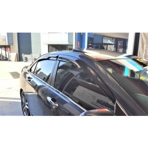 SK-Import Front and Rear Side Window Visor Mugen Style Smoke Plastic Honda Accord