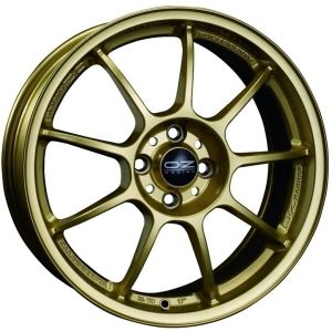 OZ-Racing Alleggerita HLT Wheels 17 Inch 8.5J ET35 5x120 Race Gold