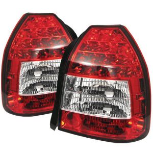 Sonar Tail Light LED Red Lens Honda Civic