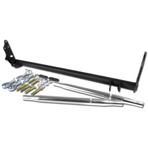 SK-Import Front Traction Bar Kit Black - Silver Stainless Steel Honda Civic,CRX