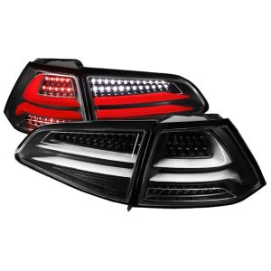 SK-Import Tail Light LED Black Housing Clear Lens Volkswagen Golf
