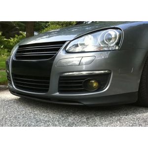 PU Design Front Bumper Lip Votex Style Black Polyurethane Volkswagen Golf