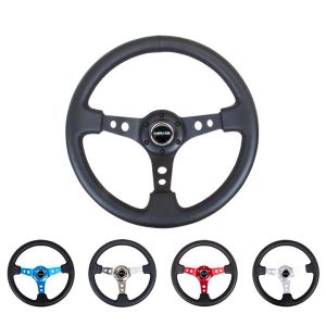 NRG Innovations Steering Wheel 350mm 76mm Leather