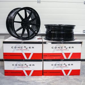 Concaver CVR4 SECOND CHANCE Wheels 20 Inch 8.5J ET25 5x112 Platinum Black