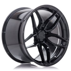 Concaver CVR3 Wheels 19 Inch 9.5J ET35 5x120 Deep Concave Flow Form Platinum Black