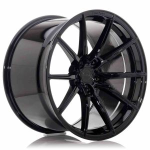 Concaver CVR4 Wheels 19 Inch 10J ET20-51 Custom PCD Deep Concave Flow Form Platinum Black