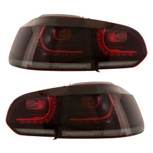 SK-Import Tail Lights R Style Red Lens Volkswagen Golf