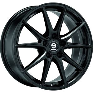 Sparco DRS Wheels 17 Inch 7.5J ET40 5x114.3 Gloss Black