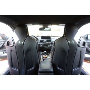 CarbonWorks Seat Covers With Headrests M-Performance Style Carbon BMW 3-serie,4-serie