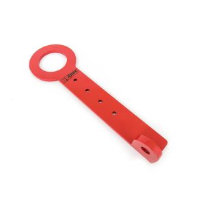 D1 Spec Front and Rear Tow Hooks Red Aluminium
