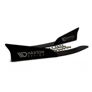 Maxton Front Splitters Black ABS Plastic