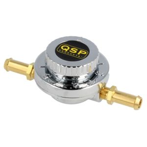 QSP Fuel Pressure Regulator Adapter Low Pressure Silver