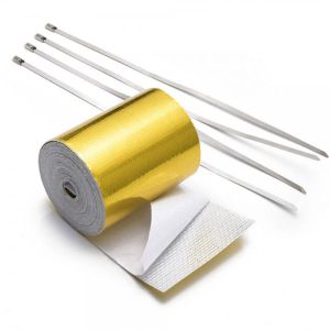 SK-Import Exhaust Heat Wrap Self Adhesive Gold 5 Meter