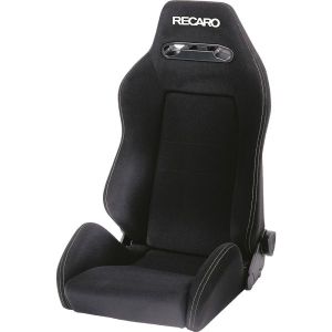 Recaro Adjustable Seat SR5 Speed White Cross Stitching Black Silver