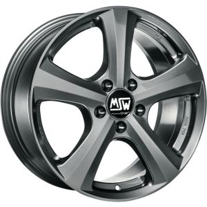 MSW MSW 19 Wheels 16 Inch 7.5J ET38 5x112 Grey Silver