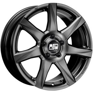 MSW MSW 77 Wheels 17 Inch 7.5J ET50 5x114.3 Flat Dark Grey