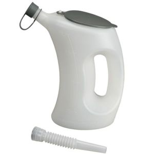 Pressol Fillercan With Cover, Cap and Flex Spout White 2 Liter