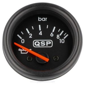 QSP Gauge Black 52mm Oil Pressure