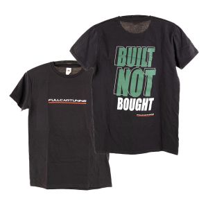 Fullcartuning T-Shirt Built Not Bought Black