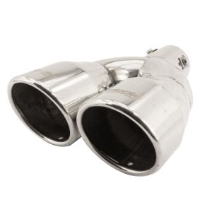 Simoni Racing Exhaust Tip Double Round Stainless Steel