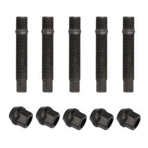 QSP Wheel Nuts and Studs Conical Black M14x1.25