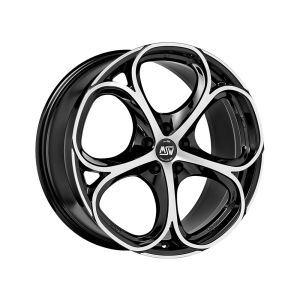MSW MSW 82 Wheels 18 Inch 9J ET34 5x110 Gloss Black/Polished