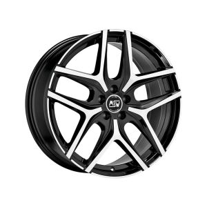 MSW MSW 40 Wheels 19 Inch 8J ET48 5x120 Gloss Black/Polished