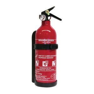 ANAF Powder Handheld Fire Extinguisher Red Steel