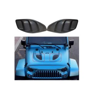 SK-Import Hood Vents Black ABS Plastic Jeep Wrangler
