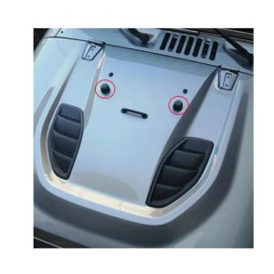 SK-Import Hood Protector Black ABS Plastic Jeep Wrangler