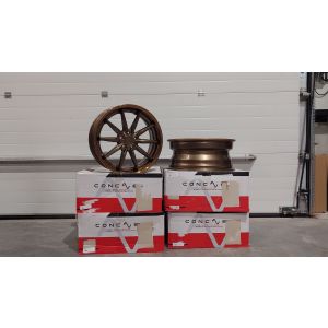 Concaver CVR8 SECOND CHANCE Wheels 19 Inch 8J ET40 5x112 Performance Concave Flow Form Gloss Bronze Tinted Bronze Stainless Steel Lip
