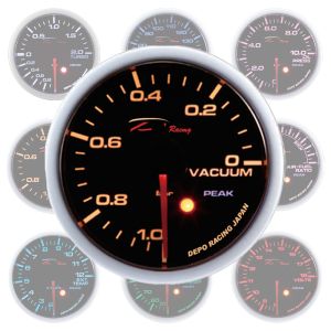 Depo Racing Gauge SKPK Series Black 52mm Vacuum