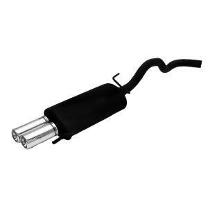 Ulter Sport Muffler Dual Tip Black Steel Volkswagen Polo
