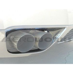 AeroworkS Exhaust Cover Carbon Nissan GT-R
