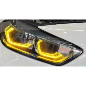 SK-Import Front Daytime Running Lights LED Yellow BMW 1 Serie