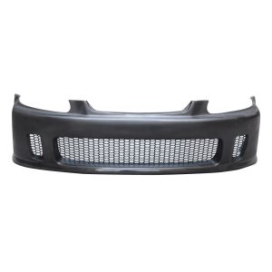 SK-Import Front Bumper N1 Style Carbon Lip Fiberglass Honda Civic Pre Facelift