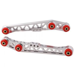 SK-Import Rear Control Arms Silver Aluminum Honda Civic,CRX,Del Sol