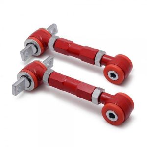 SK-Import Rear Camber Kit Adjustable Red Steel Honda Civic,Integra,Del Sol