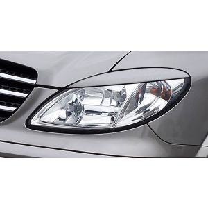 X-Form Front Eye Lids Black ABS Plastic Mercedes Vito
