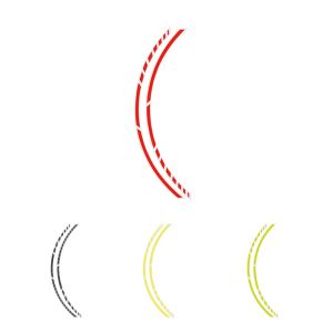 Foliatec Wheel Sticker Racing