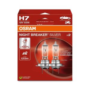 Osram Halogen Bulb Night Breaker Silver White H7