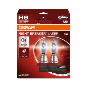 Osram Halogen Bulb Night Breaker Laser White H8