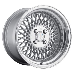 Klutch Wheels SL1 Wheels 16 Inch 8J ET15 4x100 Cast Silver Machined Lip