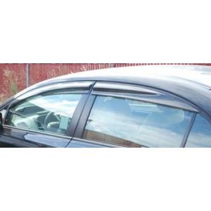 SK-Import Front and Rear Side Window Visor Stick-on JDM Style 5-Doors Smoke Plastic Honda Civic