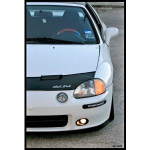 Masterbra Hood Bra Del Sol Logo Black Vinyl Honda Del Sol