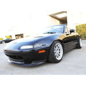 PU Design Front Bumper Lip GV Style Black Polyurethane Mazda MX-5