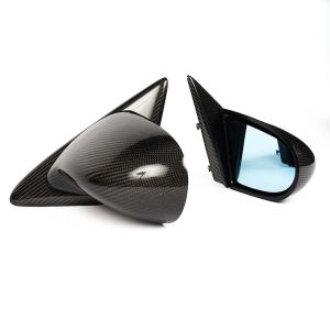 Aerodynamics Side Mirrors Spoon Style Manual Adjustable Carbon Honda Civic
